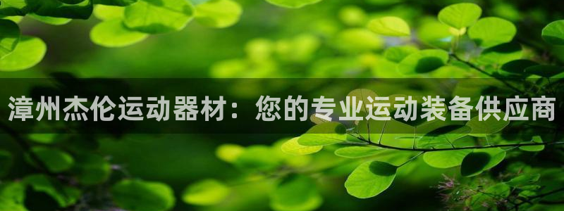 意昂3新能源：漳州杰伦运动器材：您的专业运动装备供应