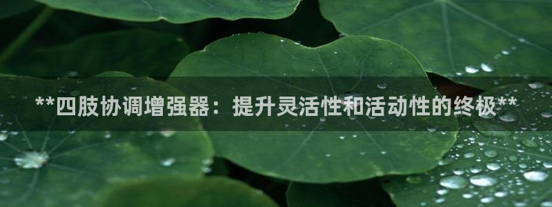 意昂体育3平台注册流程图：**四肢协调增强器：提升灵