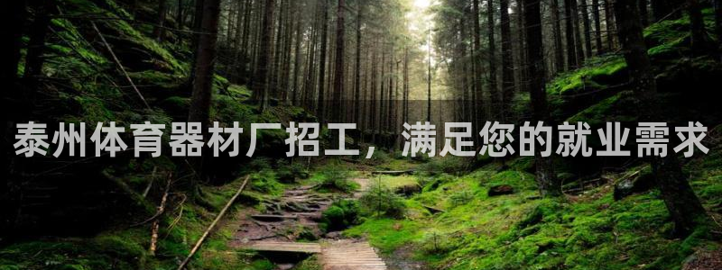 意昂3代理：泰州体育器材厂招工，满足您的就业需求