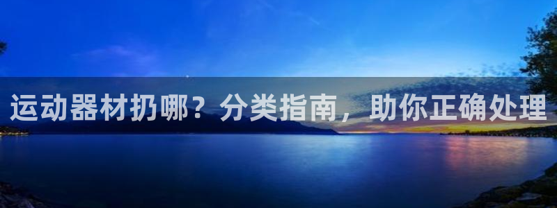 意昂体育3软件：运动器材扔哪？分类指南，助你正确处理