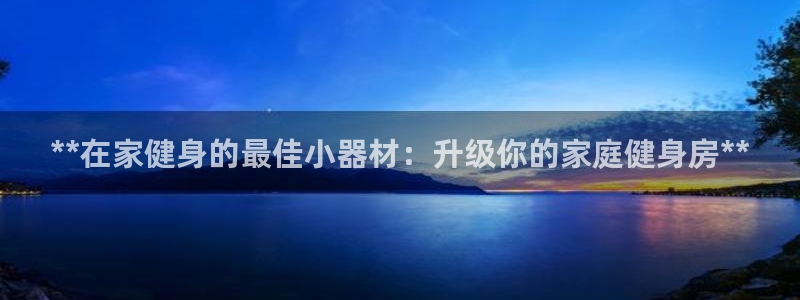 意昂体育3平台：**在家健身的最佳小器材：升级你的家