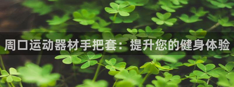 意昂3娱乐首页官网下载：周口运动器材手把套：提升您的
