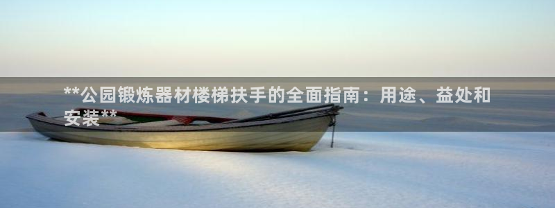 意昂3娱乐下载：**公园锻炼器材楼梯扶手的全面指南：